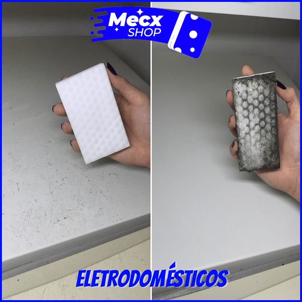 Esponja Mágica Extra Mecx Clean - 50 unidades