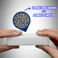 Thumbnail for esponja magica extra mecx clean 50 unidades 2x mais melamina