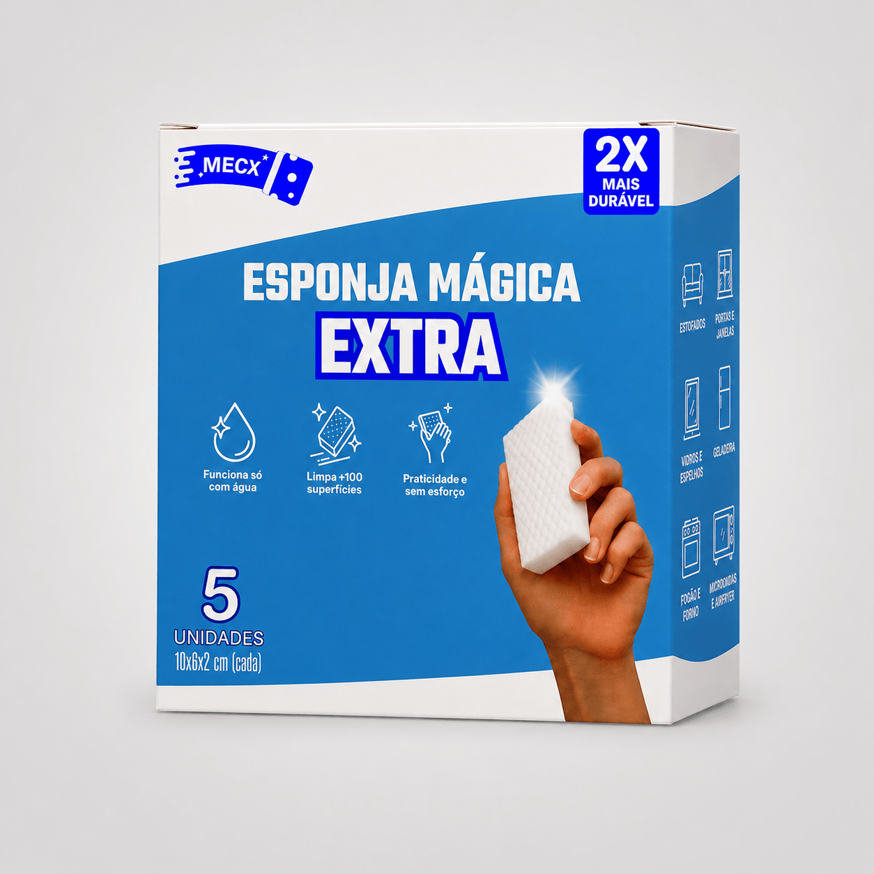 Esponja Mágica Extra Mecx®