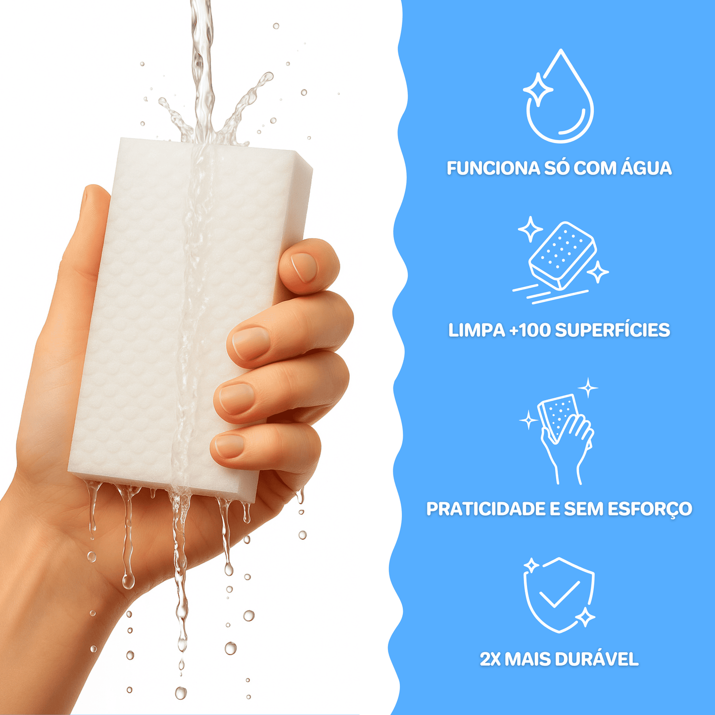 Esponja Mágica Extra Mecx®