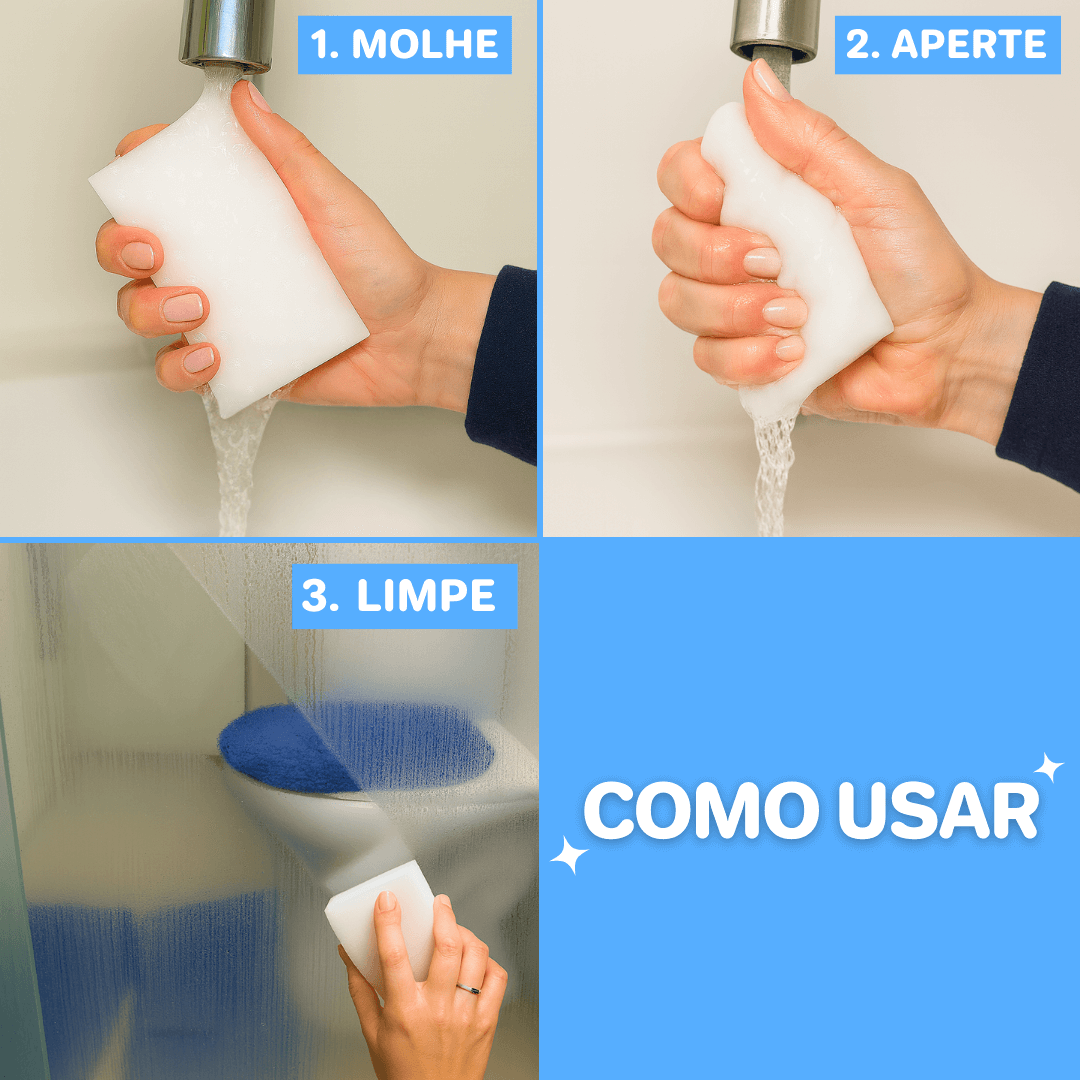 Esponja Mágica Extra Mecx®