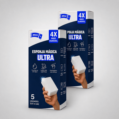 Kit 10 Esponja Mágica Ultra Mecx®