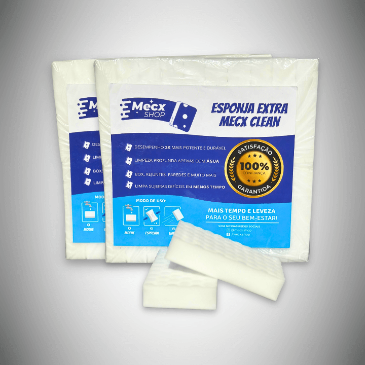 kit esponja magica extra mecx clean 20 unidades